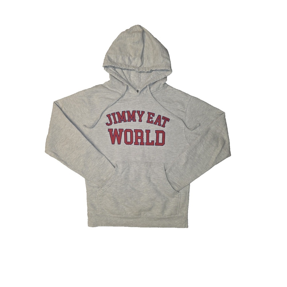 Jimmy Eat World Cotton Gray Size S Pullover Hoodie Sweatshirt